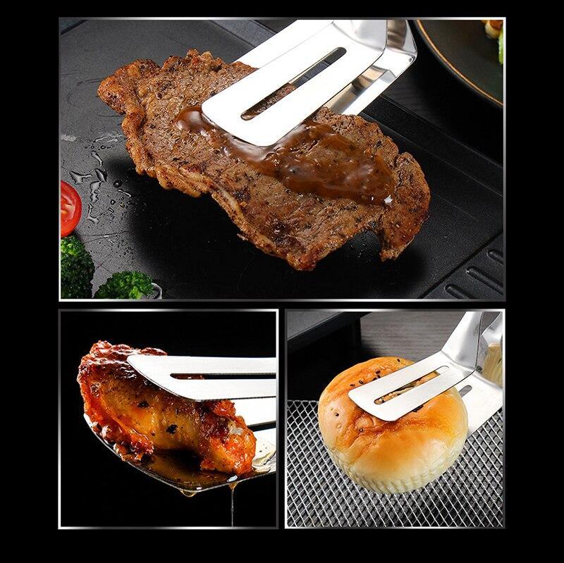Stainless Steel Barbecue Easy Grab Tong - MaviGadget