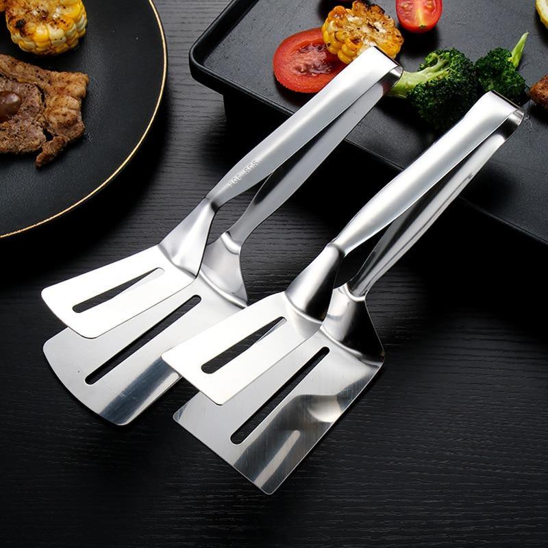 Stainless Steel Barbecue Easy Grab Tong - MaviGadget