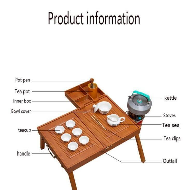 Portable Folding Travel Camping Table Set - MaviGadget