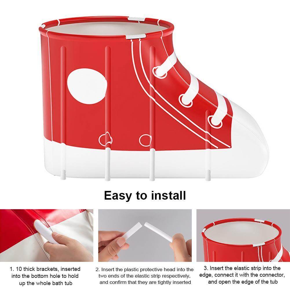 Portable Shoe-shaped Folding Bathtub - MaviGadget
