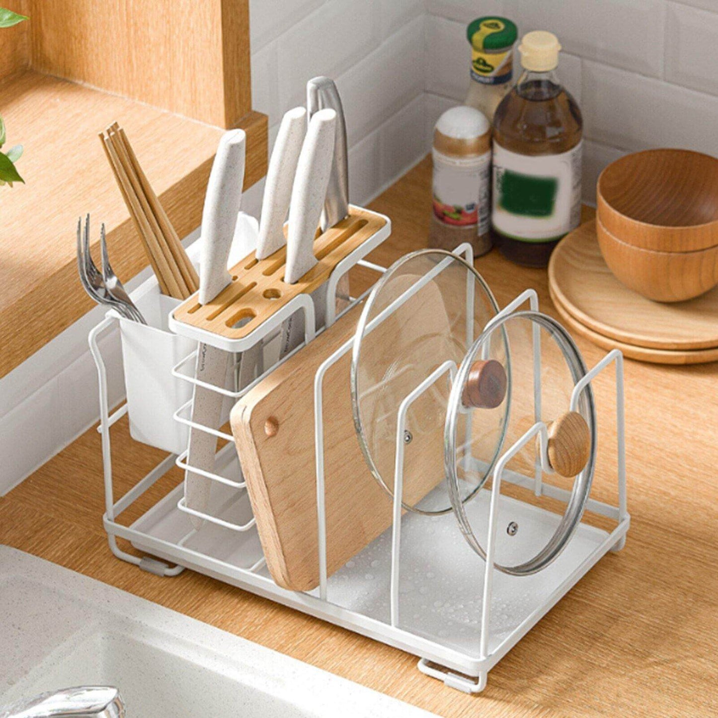 Multifunctional Kitchen Utensil Storage Holder - MaviGadget