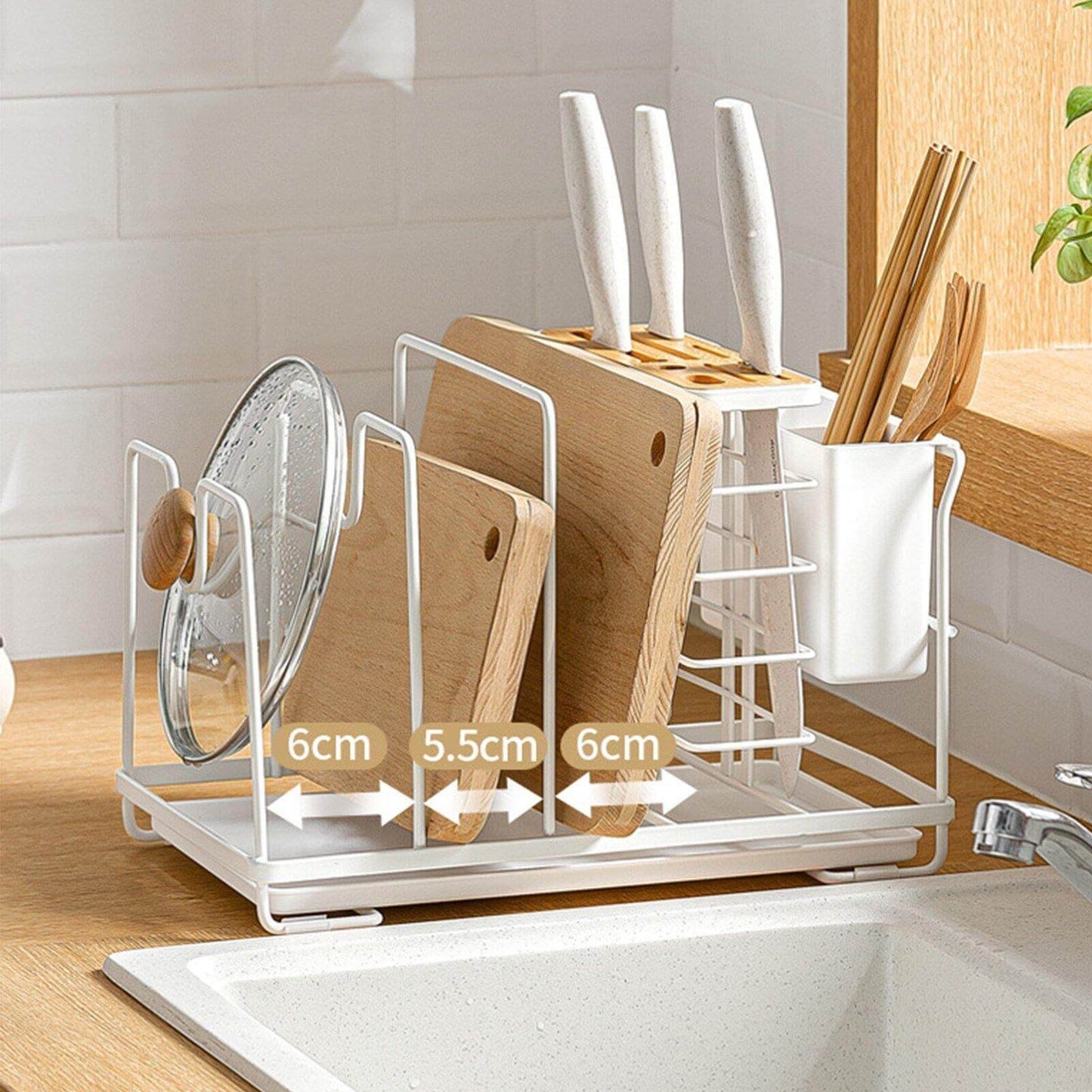 Multifunctional Kitchen Utensil Storage Holder - MaviGadget