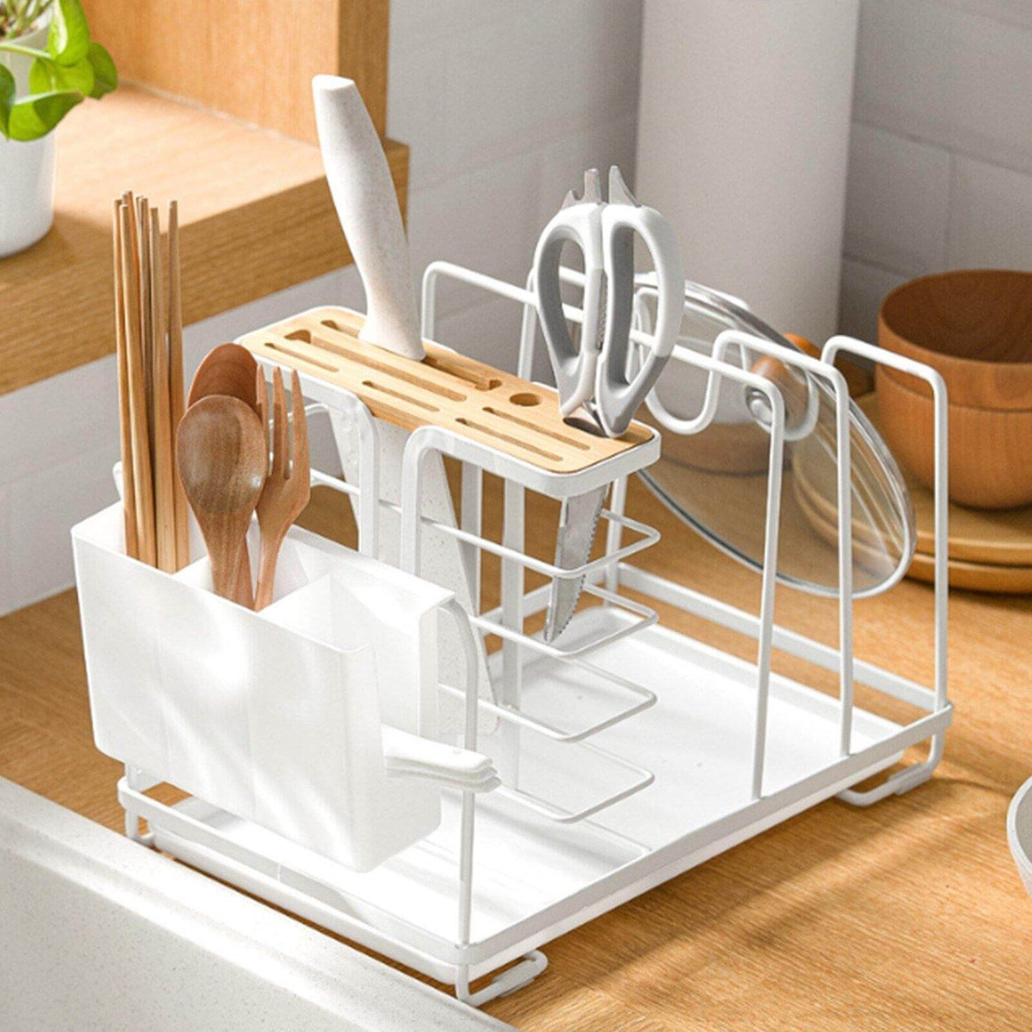 Multifunctional Kitchen Utensil Storage Holder - MaviGadget