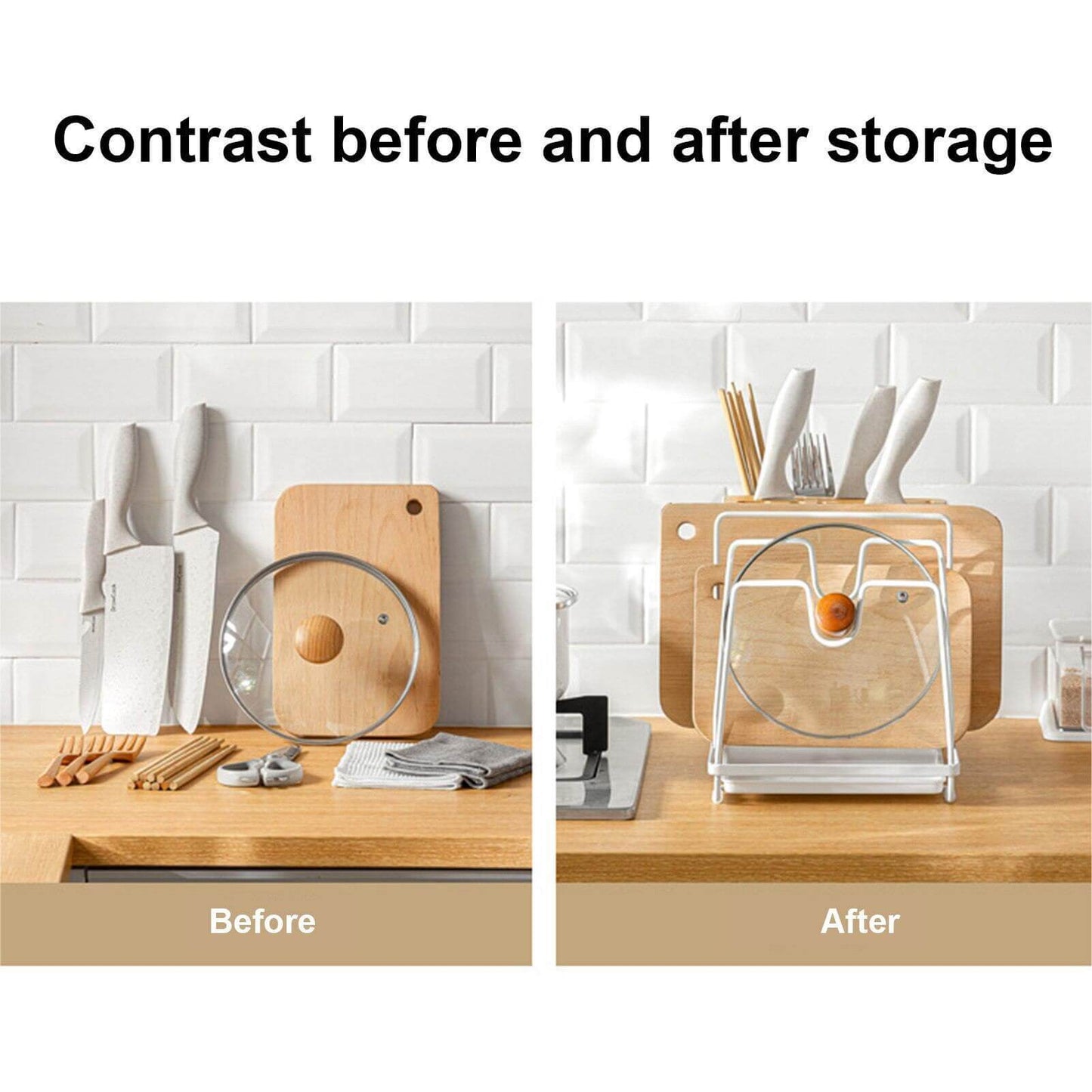 Multifunctional Kitchen Utensil Storage Holder - MaviGadget