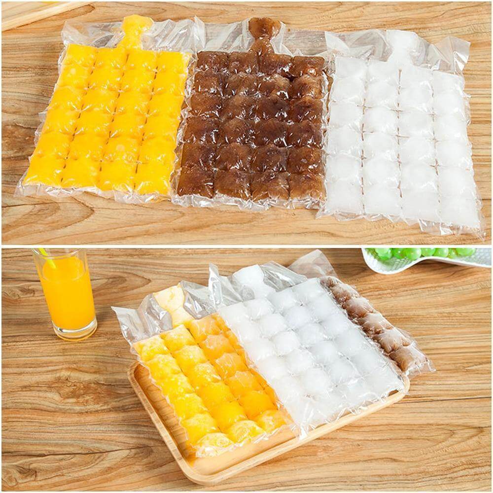 Self-Sealing Disposable Ice Cube Tray Mold - MaviGadget