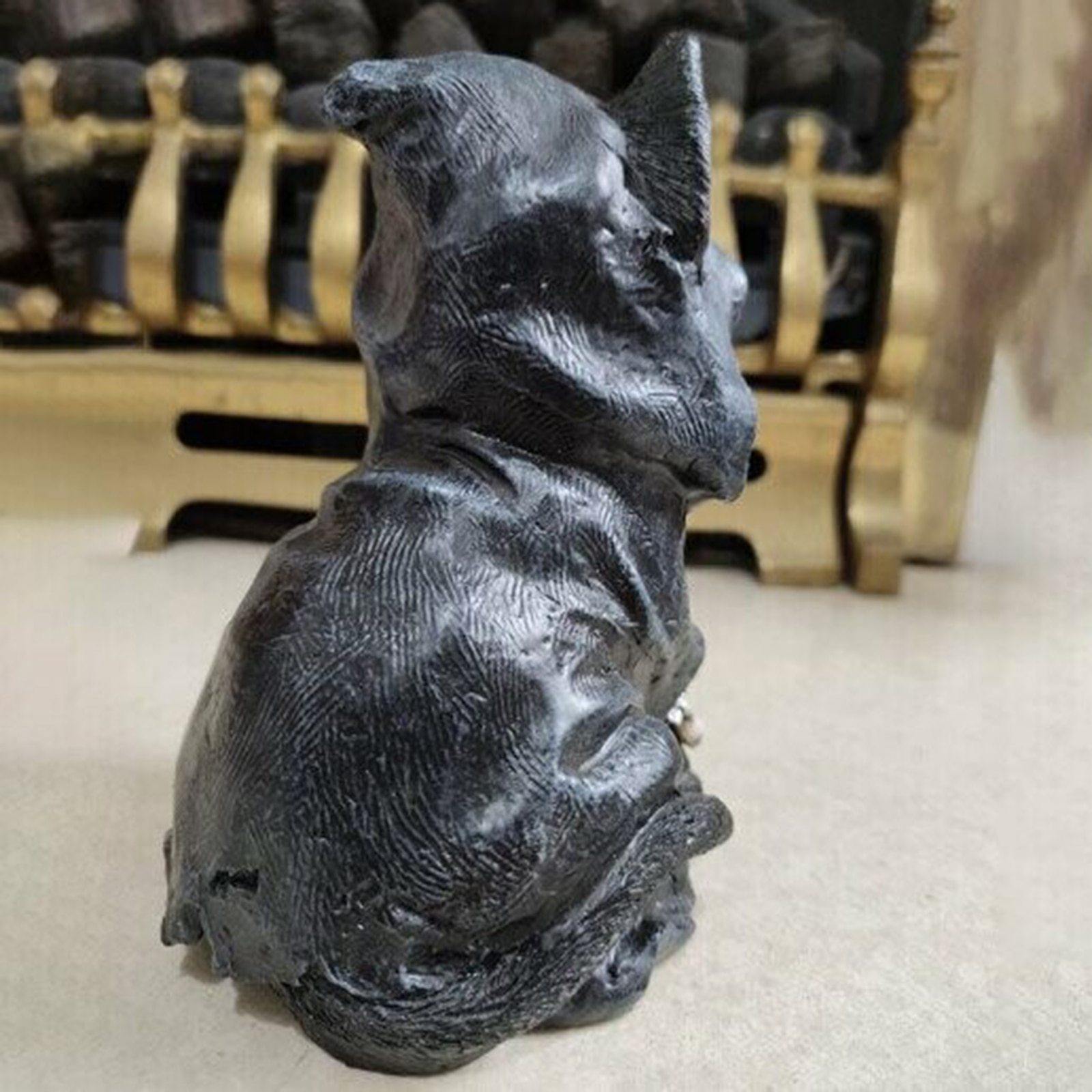 Resin Black Cat Statue Decor - MaviGadget