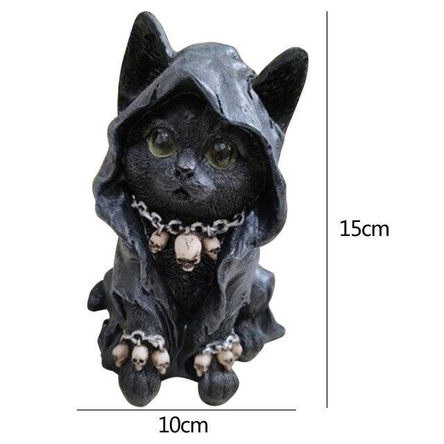 Resin Black Cat Statue Decor - MaviGadget