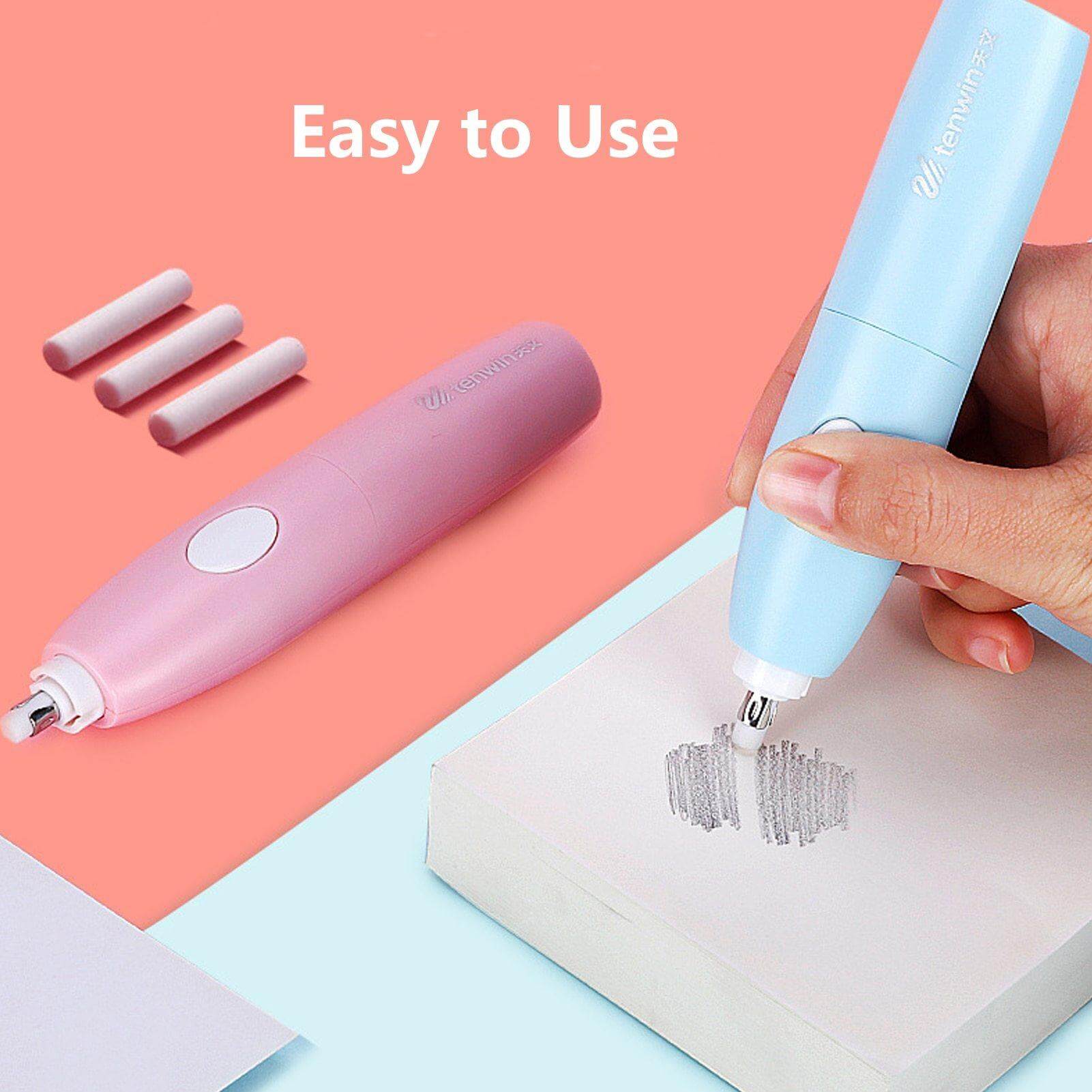 Electric Pencil Sharpener Vacuum Cleaner Stationery Set - MaviGadget