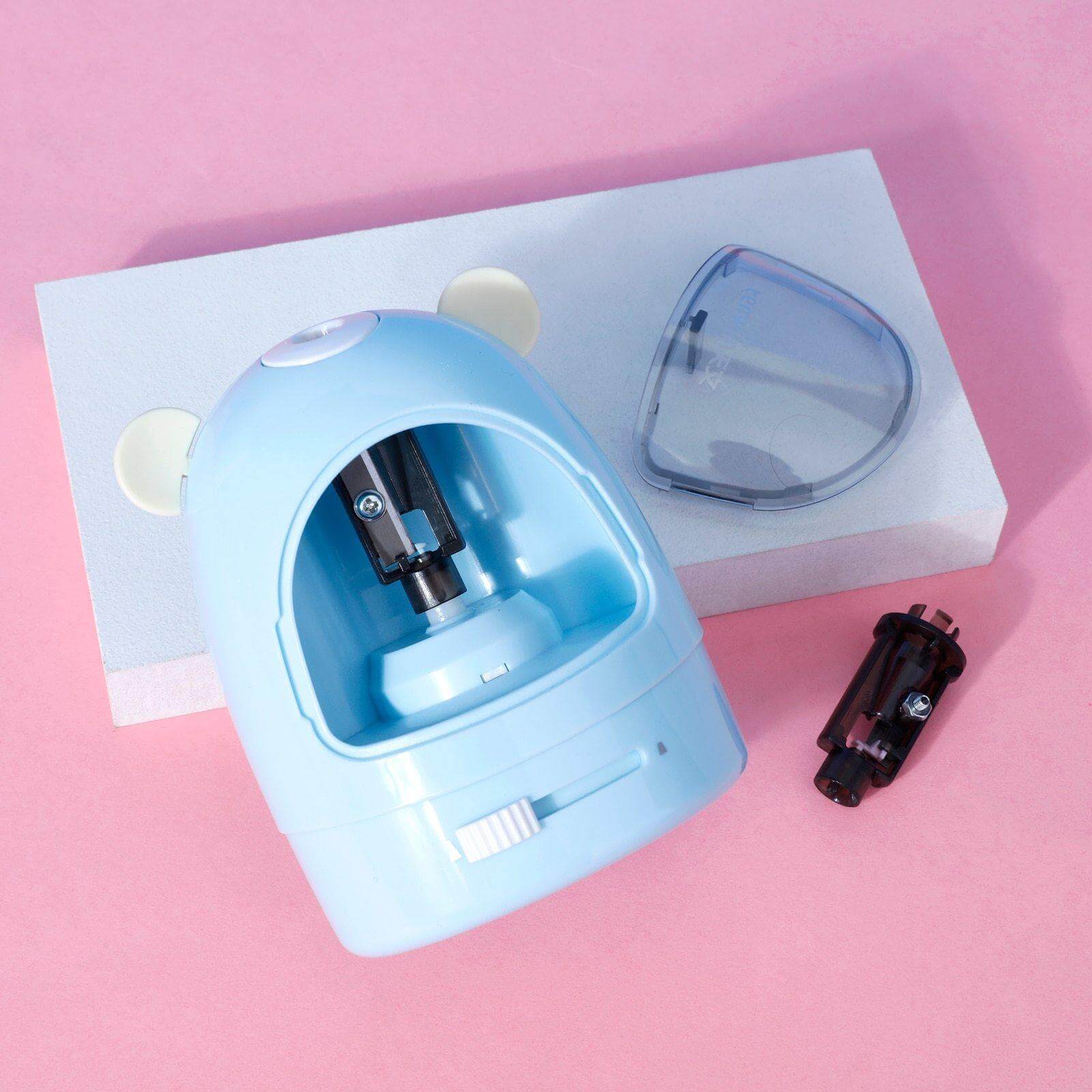 Electric Pencil Sharpener Vacuum Cleaner Stationery Set - MaviGadget
