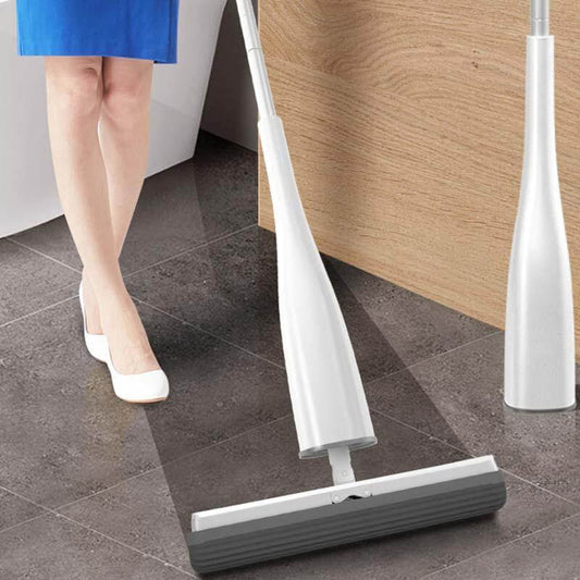 Self-Wringing Lazy Sponge Floor Mop - MaviGadget
