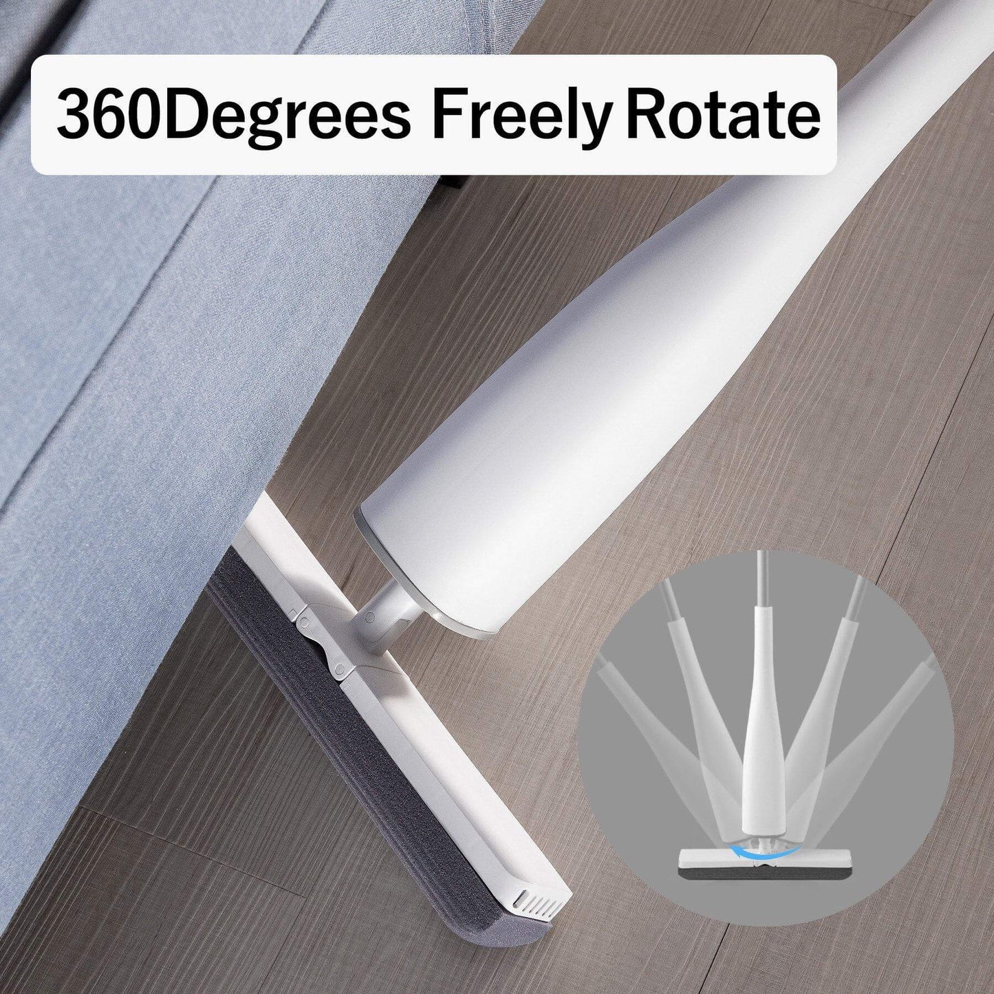 Self-Wringing Lazy Sponge Floor Mop - MaviGadget