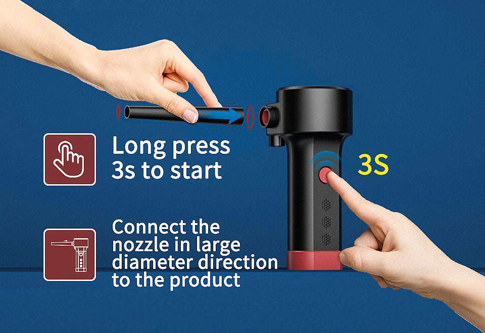 Cordless Air Compressor Dust Cleaner