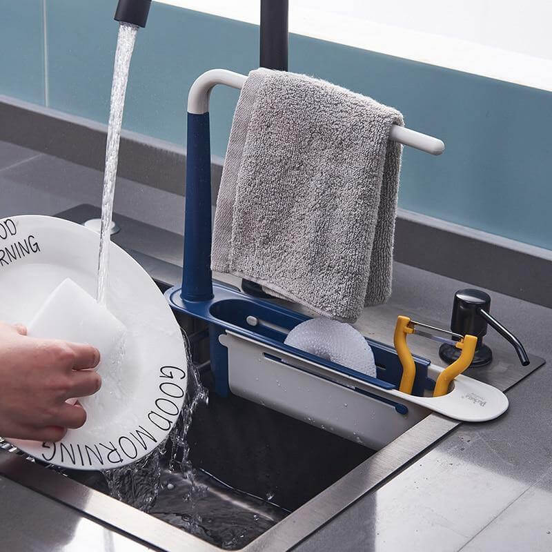 2in1 Kitchen Sink Folding Drain Rack - MaviGadget