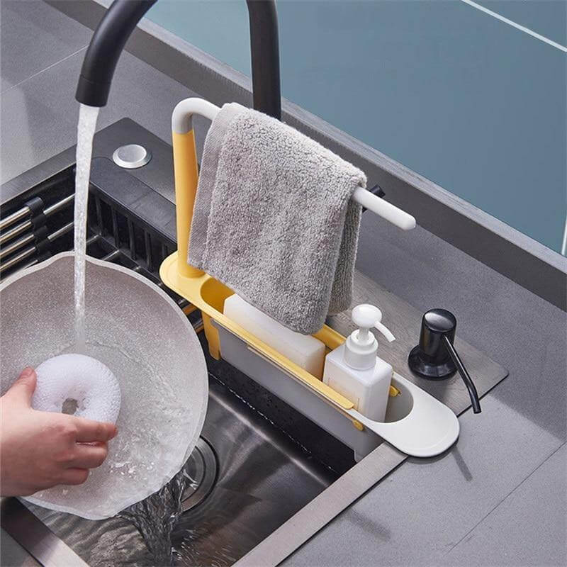 2in1 Kitchen Sink Folding Drain Rack - MaviGadget