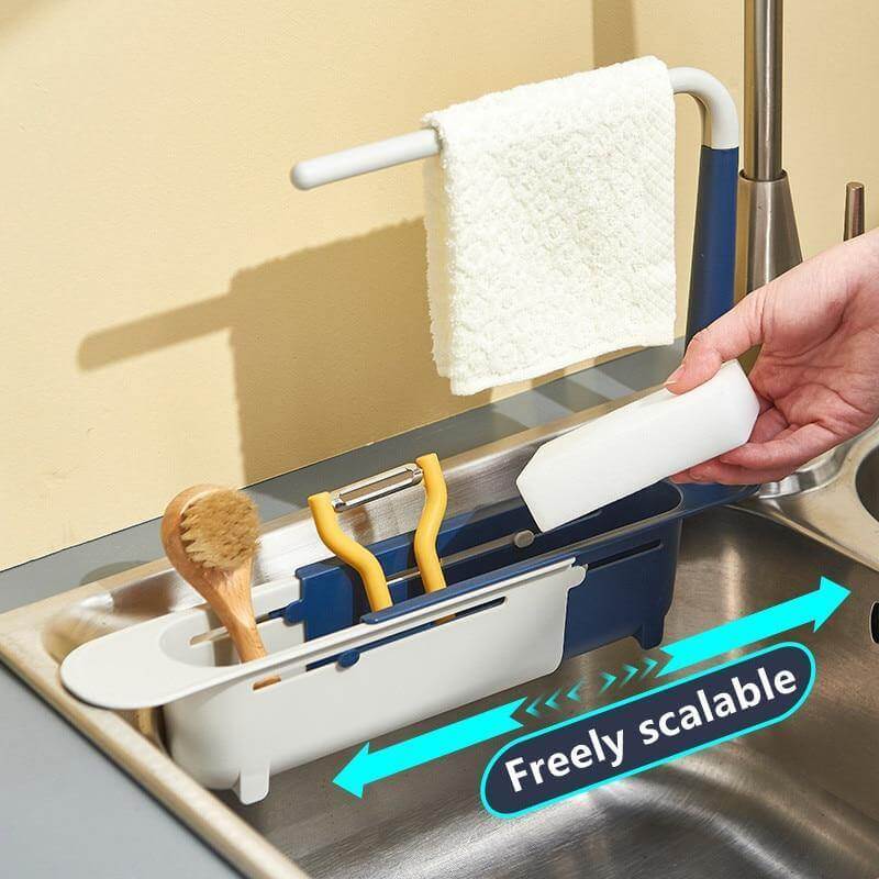 2in1 Kitchen Sink Folding Drain Rack - MaviGadget