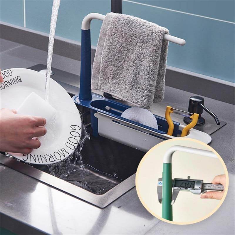 2in1 Kitchen Sink Folding Drain Rack - MaviGadget