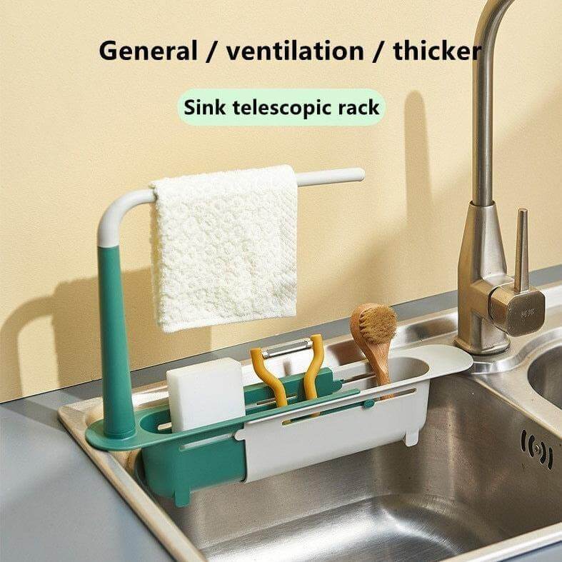2in1 Kitchen Sink Folding Drain Rack - MaviGadget