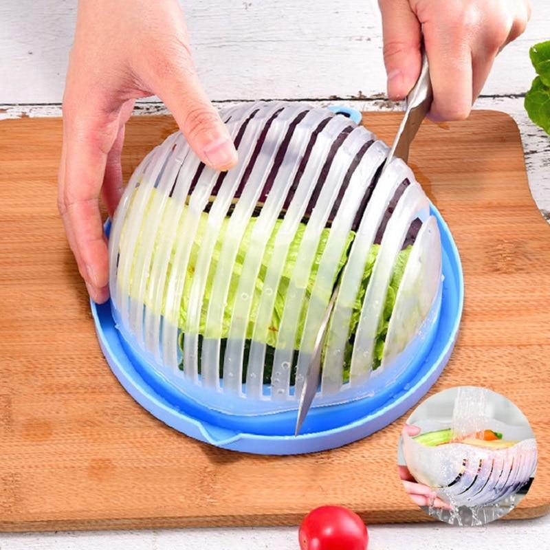 3in1 Vegetable Draining Cutter Basket - MaviGadget