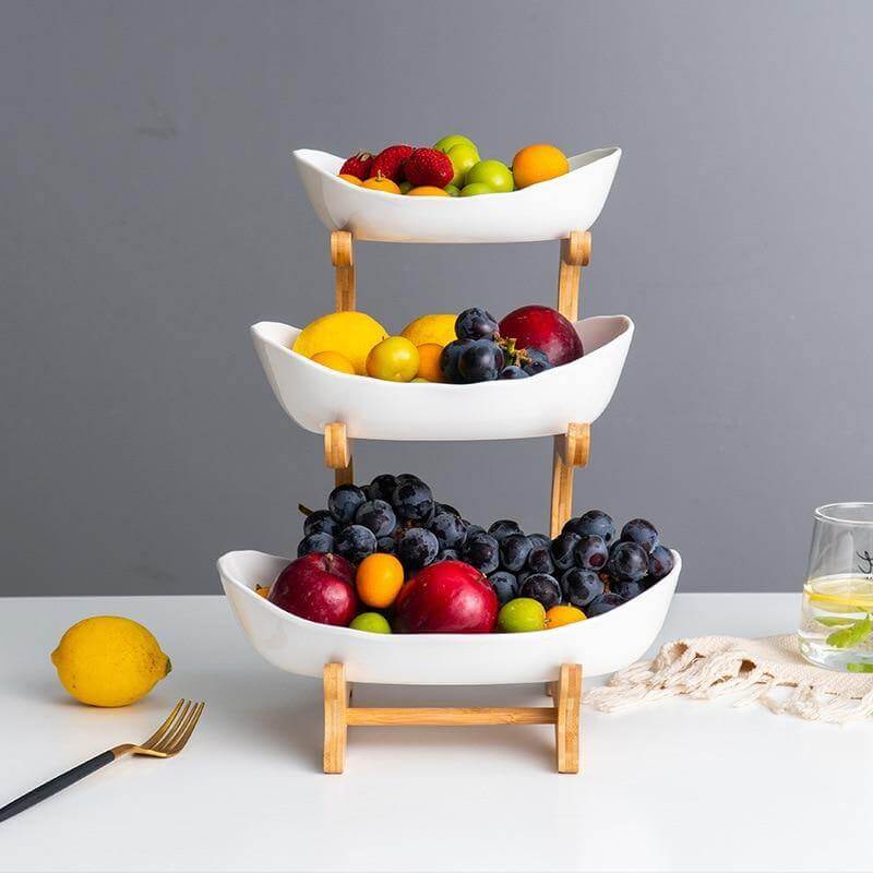Multi-layer Modern Fruit Snack Plate Rack - MaviGadget