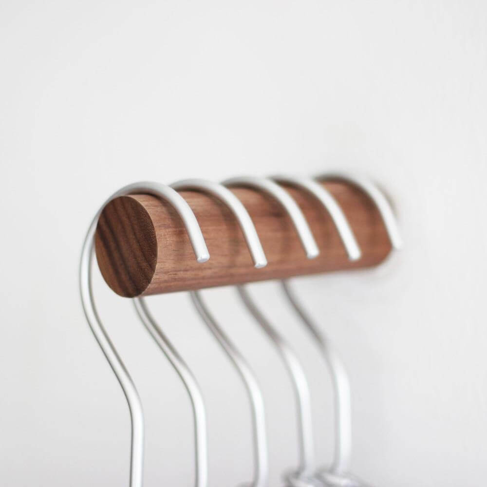 Nordic Wooden Easy Wall-Mounted Clothes Hanger - MaviGadget