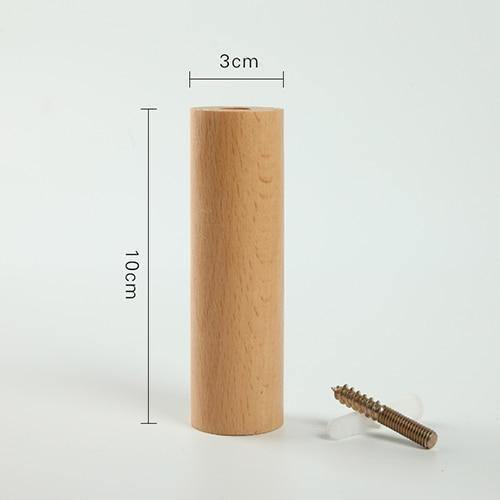 Nordic Wooden Easy Wall-Mounted Clothes Hanger - MaviGadget