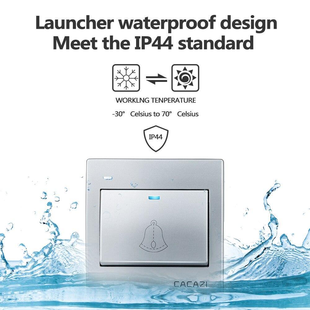 Waterproof Cordless Wireless Doorbell - MaviGadget