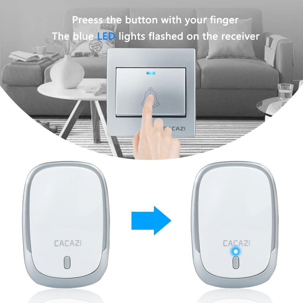 Waterproof Cordless Wireless Doorbell - MaviGadget