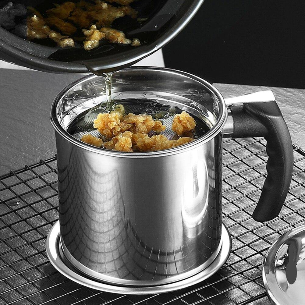 Stainless Steel Cooking Oil Bottle Separator - MaviGadget