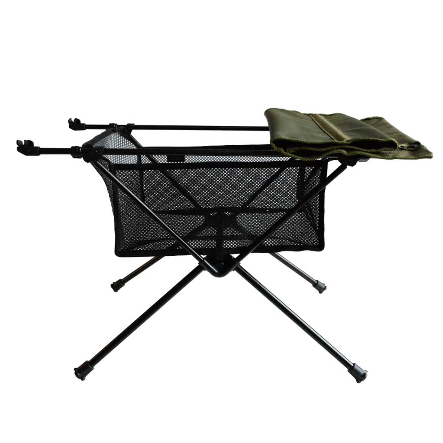 Portable Folding Table Storage Net Shelf