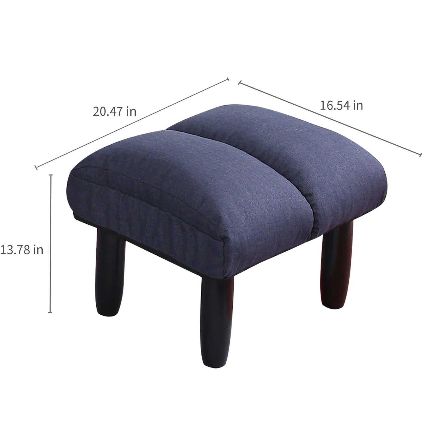 Multi-Functional Reclining Single Floor Chair with Ottoman - MaviGadget
