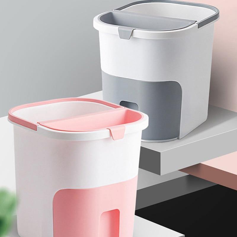 Wet-Dry Double Separator Kitchen Trash Bin - MaviGadget