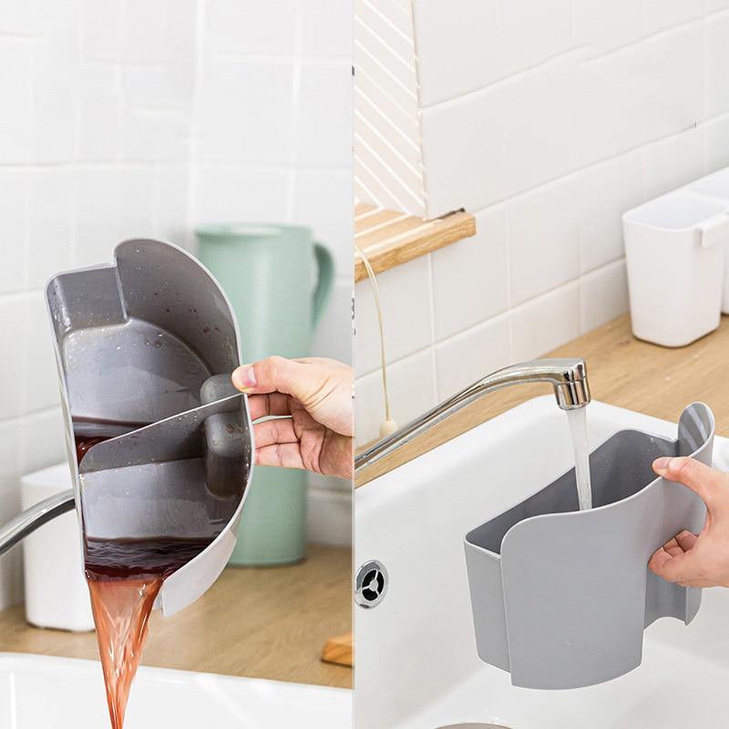 Wet-Dry Double Separator Kitchen Trash Bin - MaviGadget