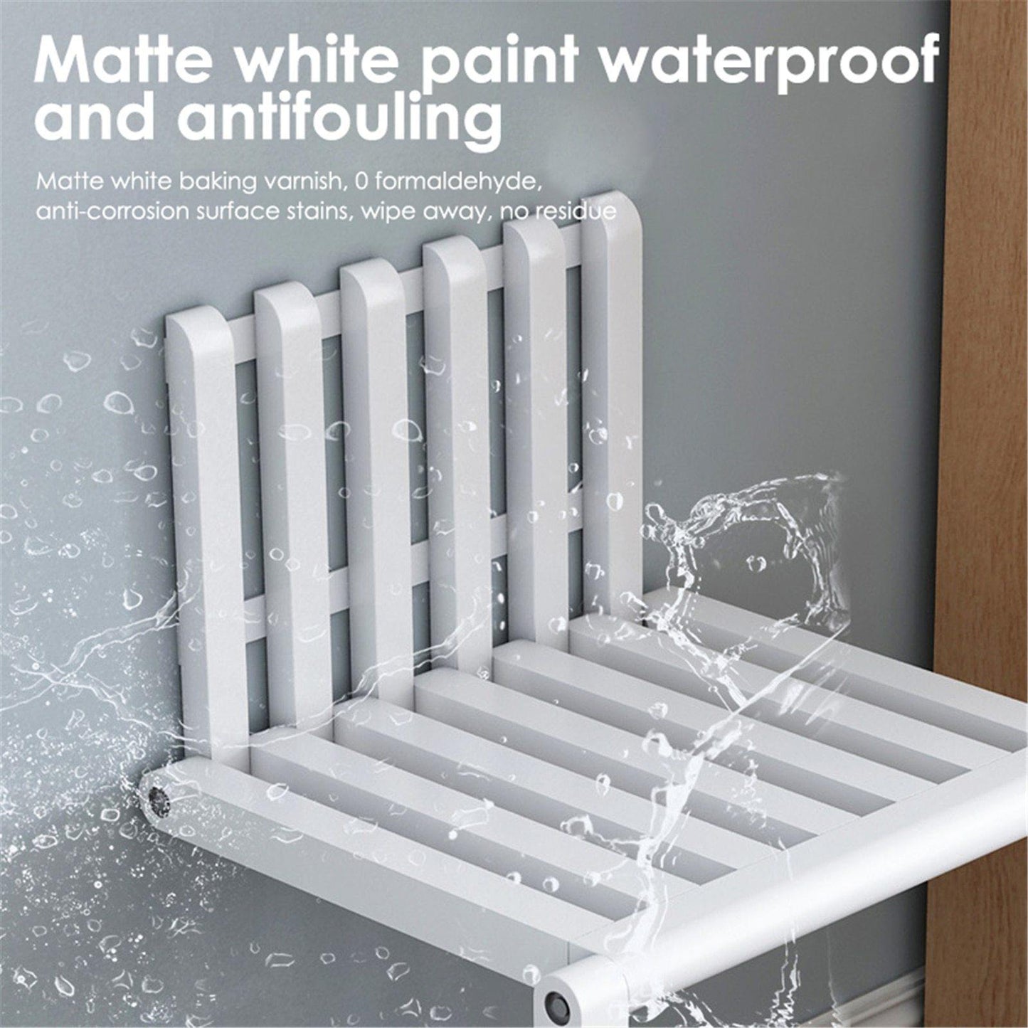 Wall-mounted Folding Chair - MaviGadget