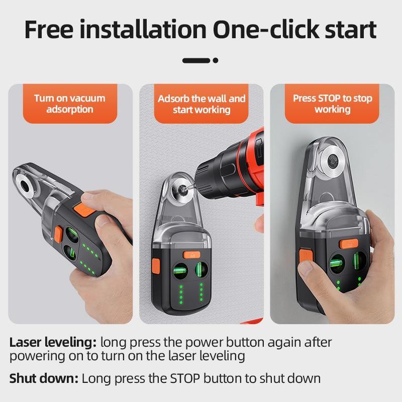 Drill-Free Cordless Drill Dust Collector Tool - MaviGadget
