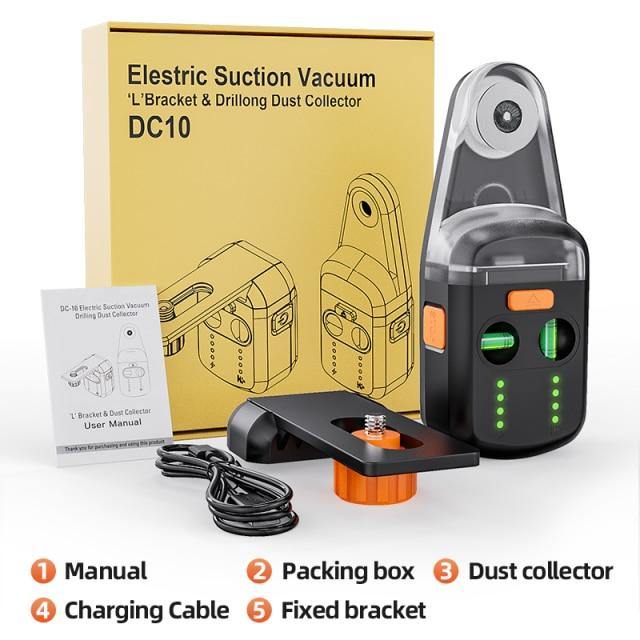 Drill-Free Cordless Drill Dust Collector Tool - MaviGadget