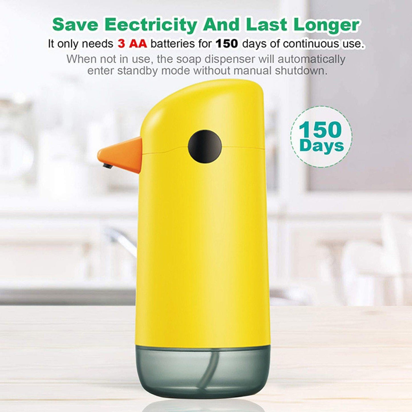 Automatic Sensor Liquid Touch Soap Dispenser - MaviGadget