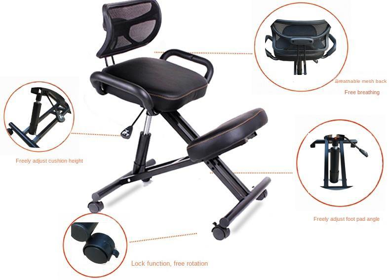 Ergonomic Height Adjustable Knee Support Chair - MaviGadget