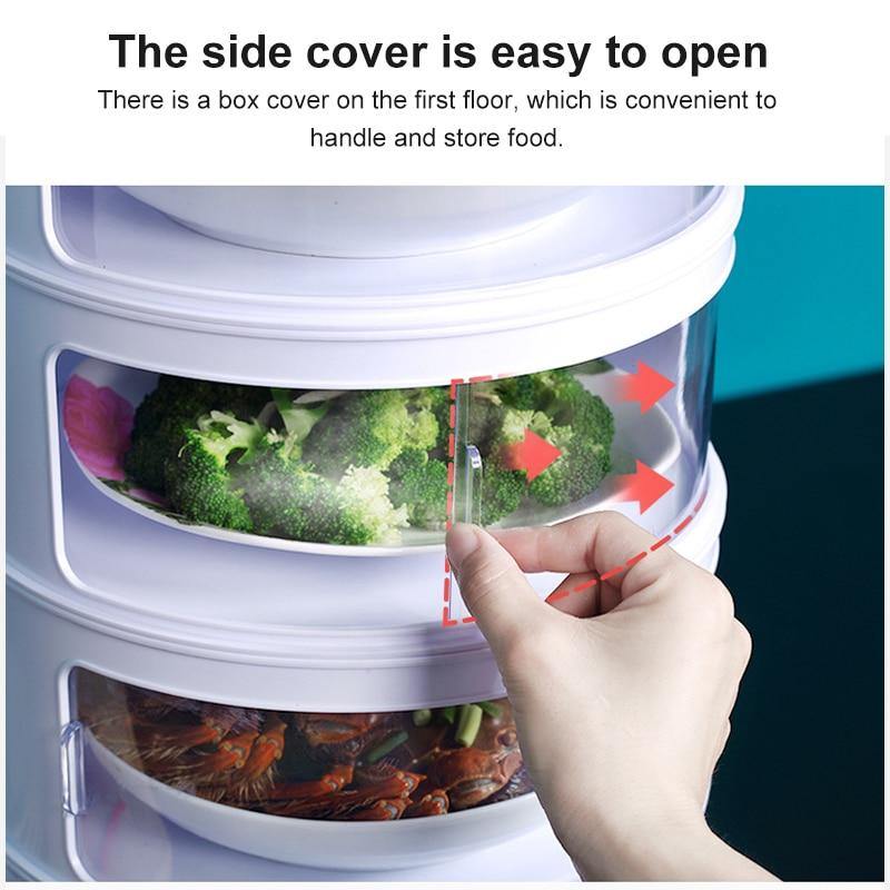 Multilayer Transparent Kitchen Food Storage Box - MaviGadget
