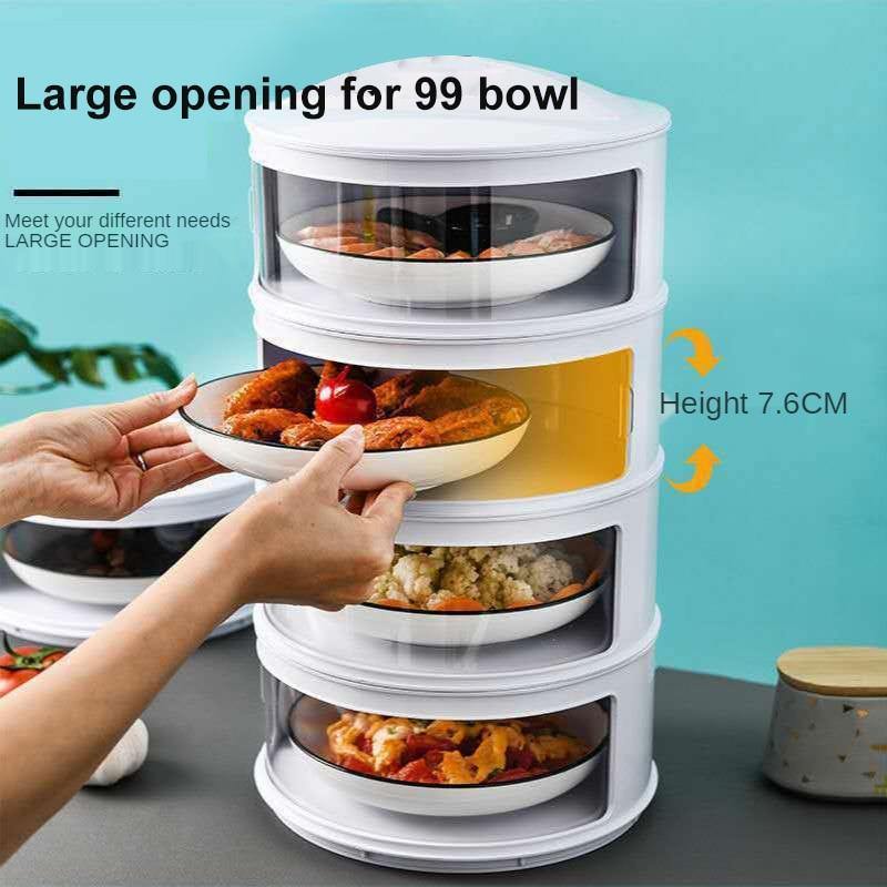 Multilayer Transparent Kitchen Food Storage Box - MaviGadget