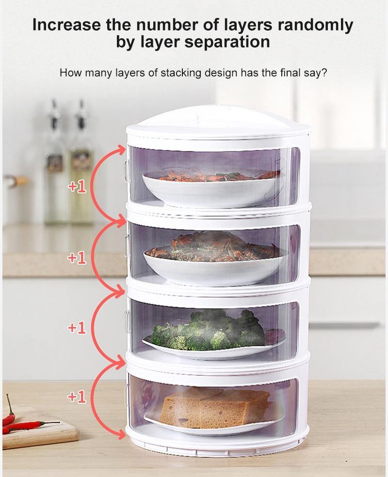 Multilayer Transparent Kitchen Food Storage Box - MaviGadget
