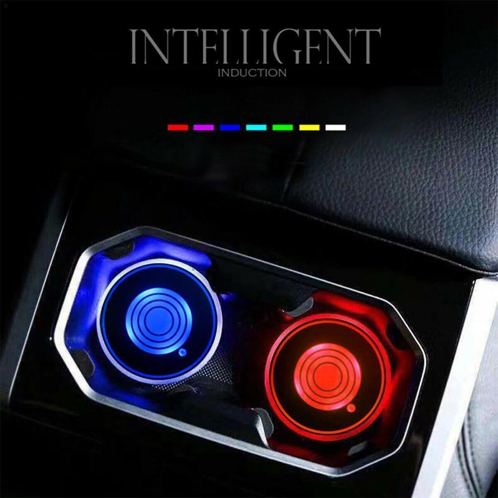 Car LED Cup Holder Coaster - MaviGadget