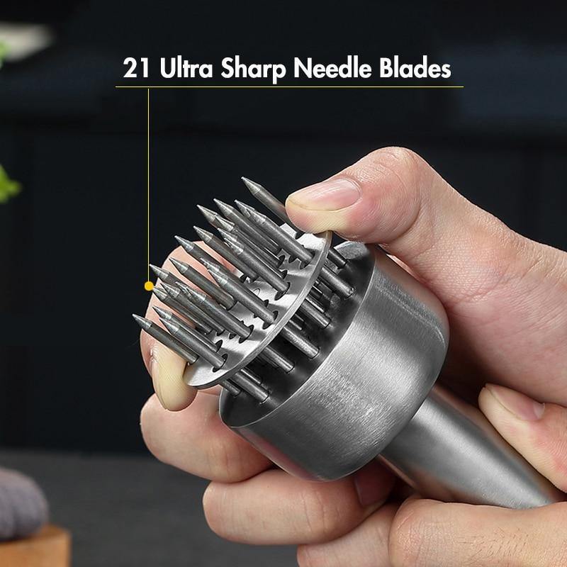 Stainless Steel Ultra Sharp Meat Tenderizer - MaviGadget