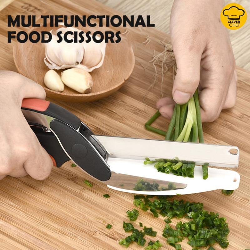 2in1 Multifunctional Simple Kitchen Scissor - MaviGadget