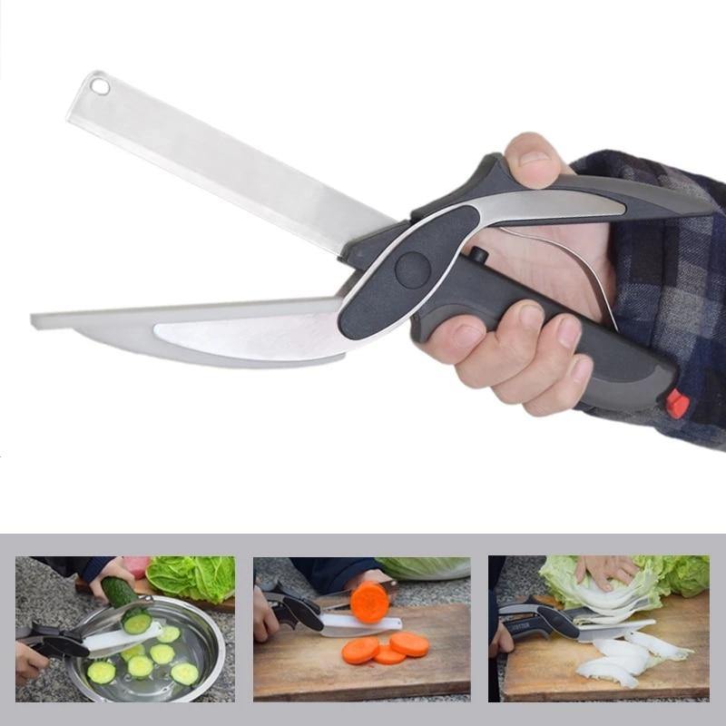 2in1 Multifunctional Simple Kitchen Scissor - MaviGadget