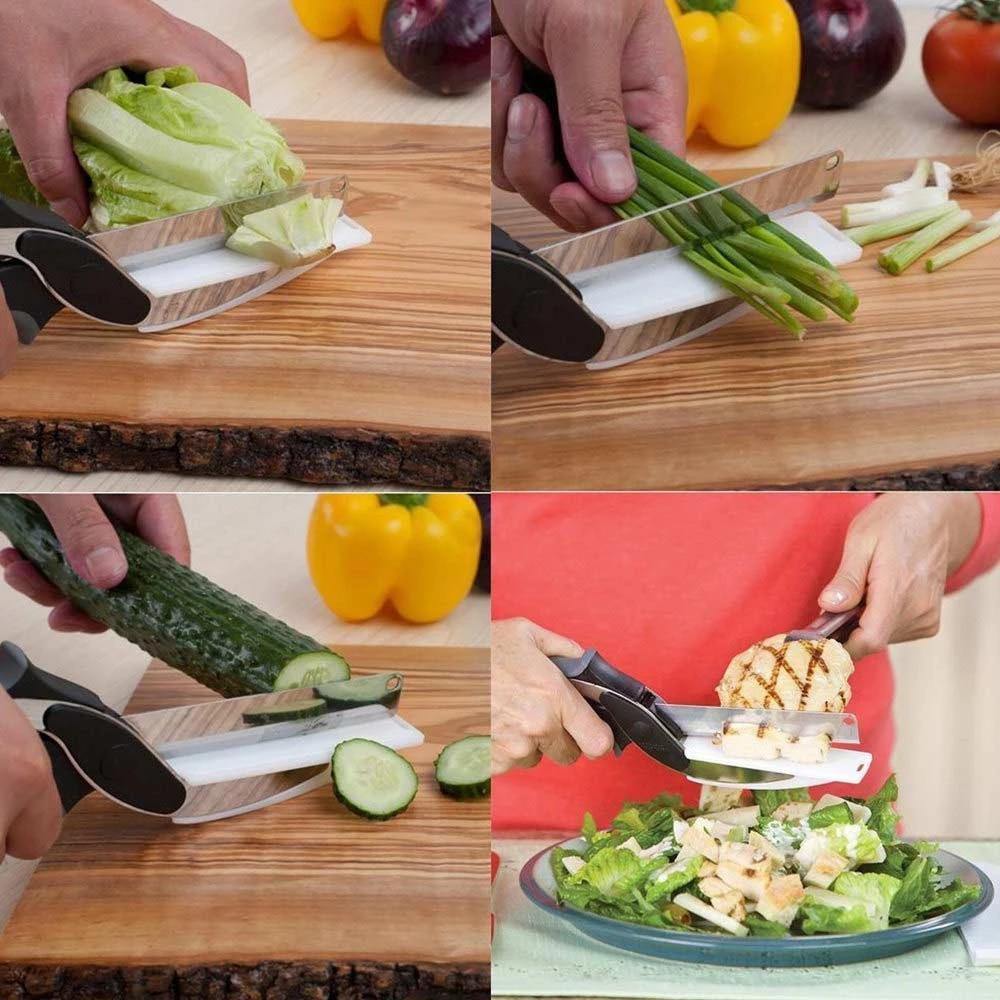 2in1 Multifunctional Simple Kitchen Scissor - MaviGadget