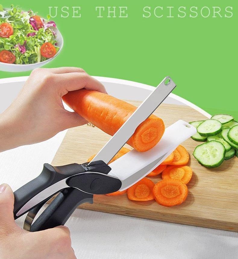 2in1 Multifunctional Simple Kitchen Scissor - MaviGadget
