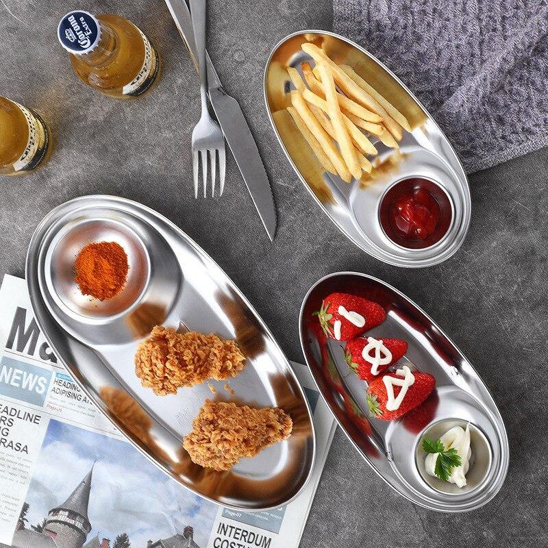 2in1 Sauce Snack Plate - MaviGadget