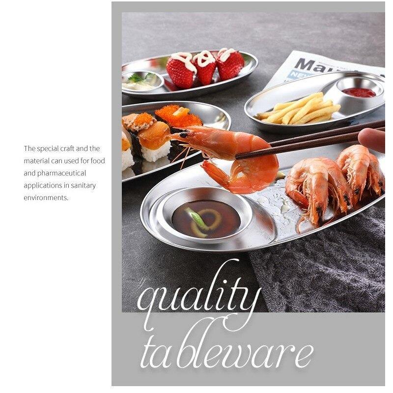 2in1 Sauce Snack Plate - MaviGadget