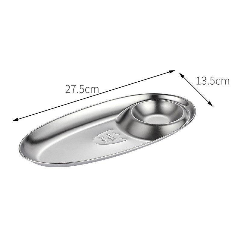 2in1 Sauce Snack Plate - MaviGadget
