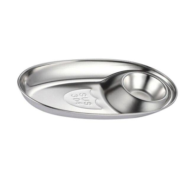 2in1 Sauce Snack Plate - MaviGadget